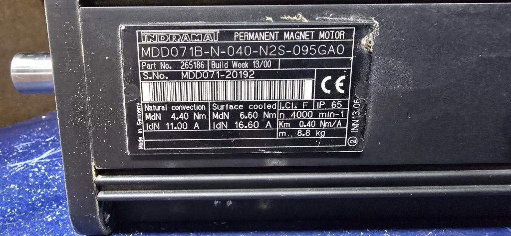 Rexroth Indramat MDD071B-N-040-N2S-095GA02
