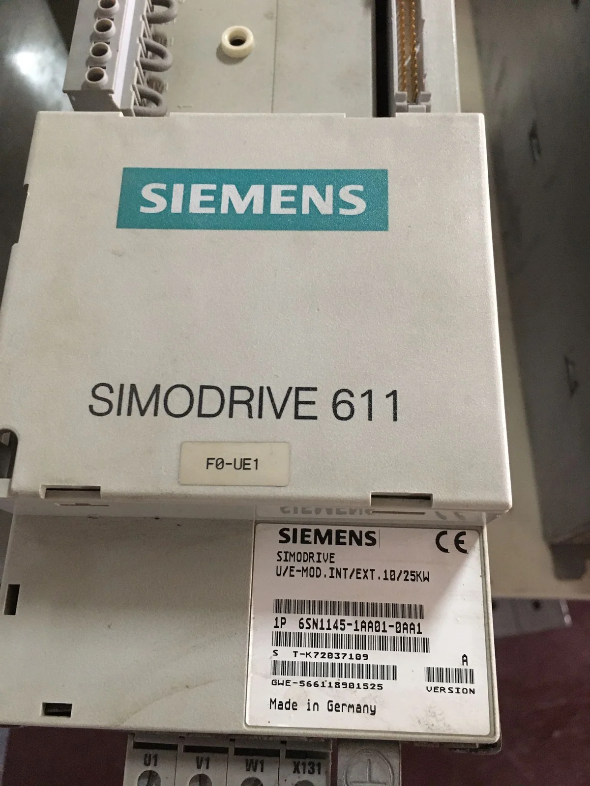 Siemens 6SN1145-1AA01-0AA1 Hat Besleme Modülü yedek parça fotoğrafı 2