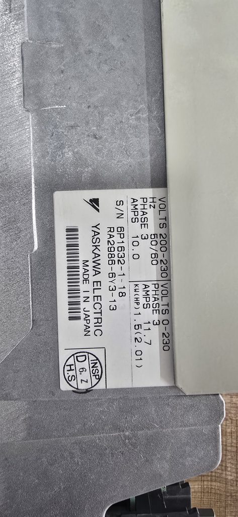 YASKAWA CACR-SR 8 AMP 3