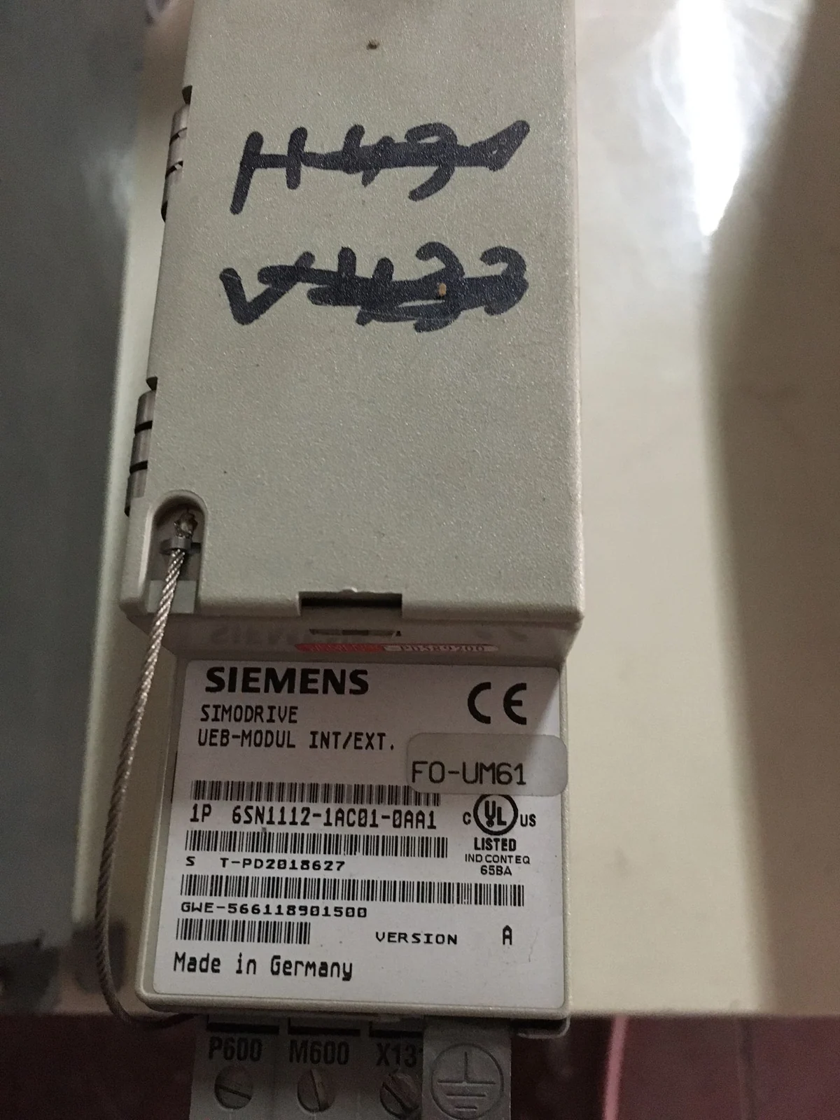 Siemens 6SN1112-1AC01-0AA1 İzleme Modülü yedek parça fotoğrafı 2